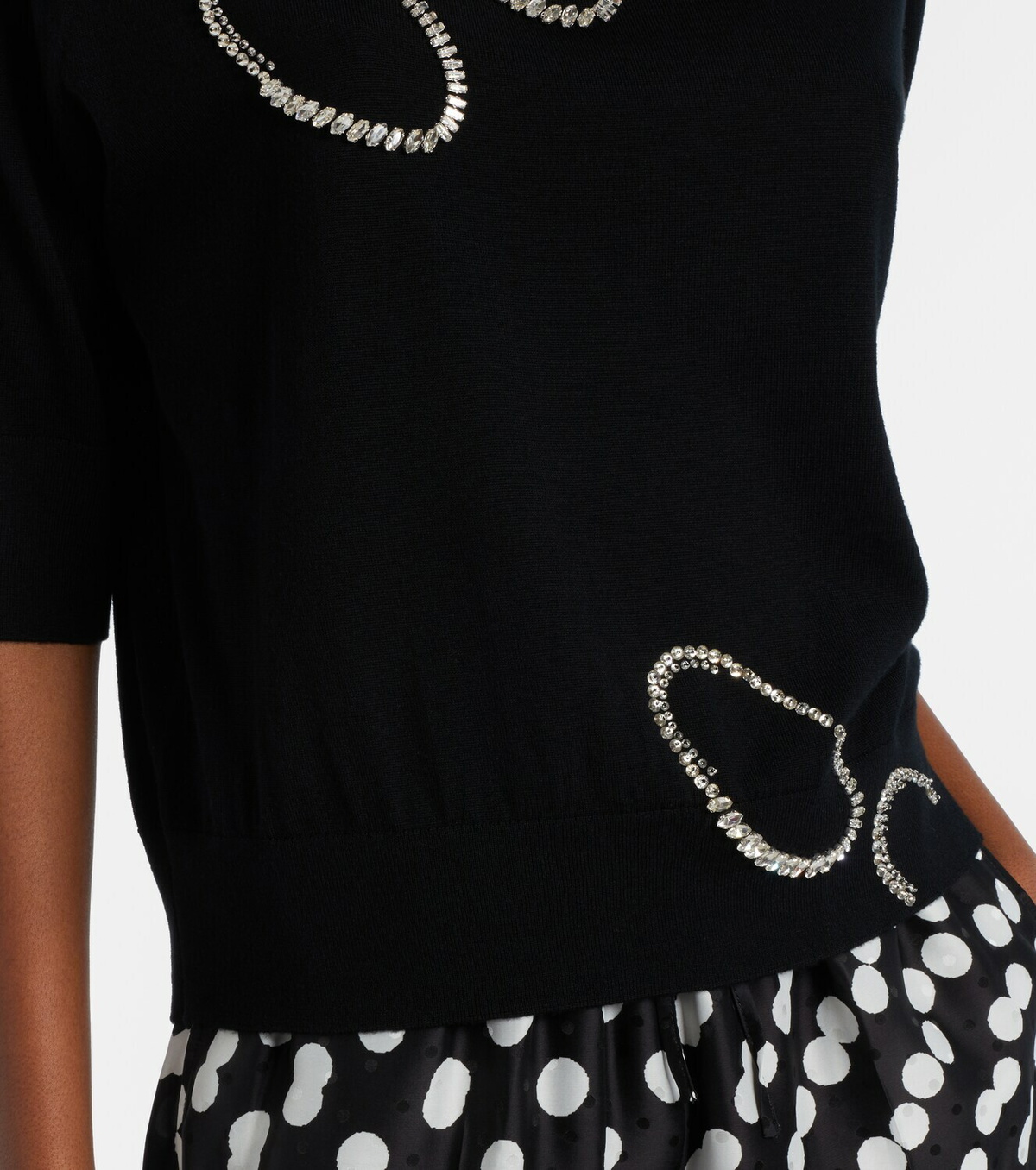 Dries Van Noten Embellished wool sweater