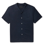 rag & bone - Avery Camp-Collar Voile Shirt - Navy