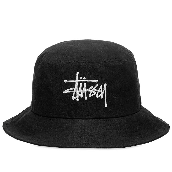 Photo: Stussy Big Logo Canvas Bucket Hat