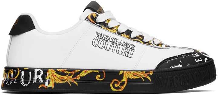 Photo: Versace Jeans Couture White Court 88 Sneakers