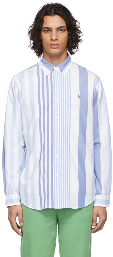 Photo: Polo Ralph Lauren White & Blue Stripe Shirt