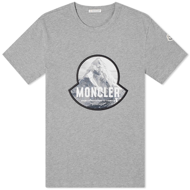 Photo: Moncler Mountain Logo Tee