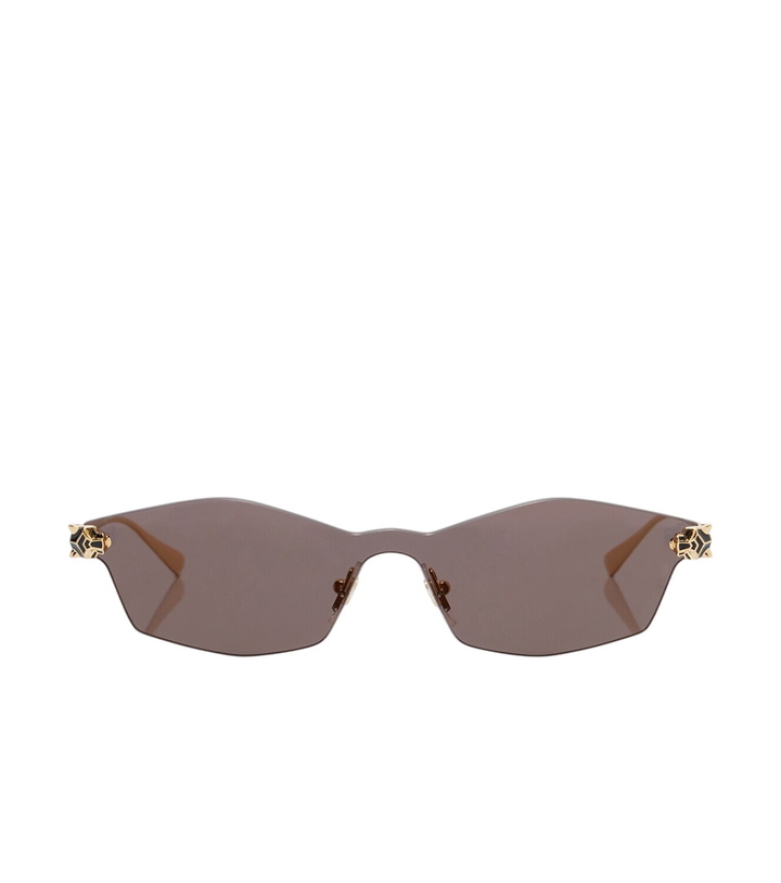 Photo: Cartier Eyewear Collection Panthère De Cartier rectangular sunglasses