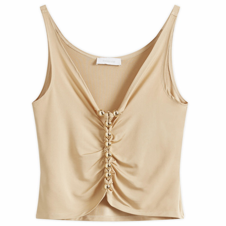 Photo: Paco Rabanne Women's Embellished Vest Top in Raffia