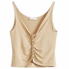 Paco Rabanne Women's Embellished Vest Top in Raffia