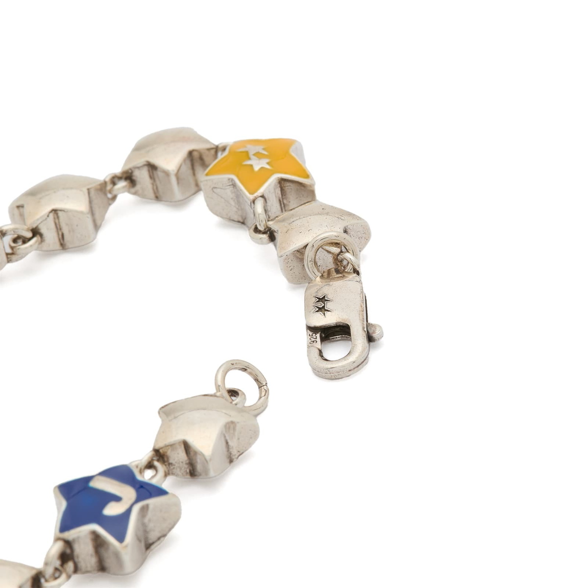 TwoJeys Men's Color Stars Bracelet in Silver