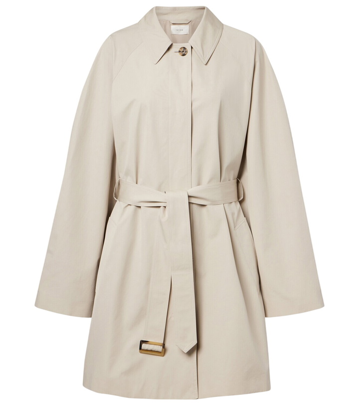 Photo: The Row Amaya belted cotton car coat