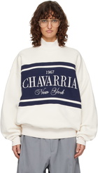 WILLY CHAVARRIA Off-White 'Chavarria' Stripe Gilroy Sweatshirt