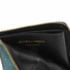 Comme des Garçons Wallet SA3100DP Denim Pocket Wallet in Blue Denim 