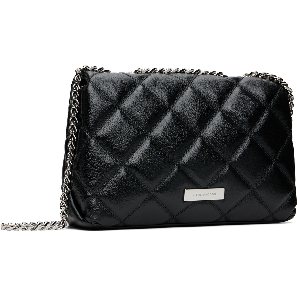 Marc Jacobs Black 'The Quilted Slim Dual Convertible' Shoulder Bag