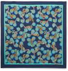 Paul Smith - Printed Cotton-Voile Pocket Square - Blue