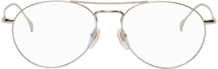 Photo: Gucci Silver Aviator Glasses