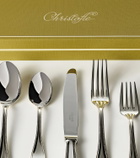Christofle Perles silver-plated 5-piece cutlery set