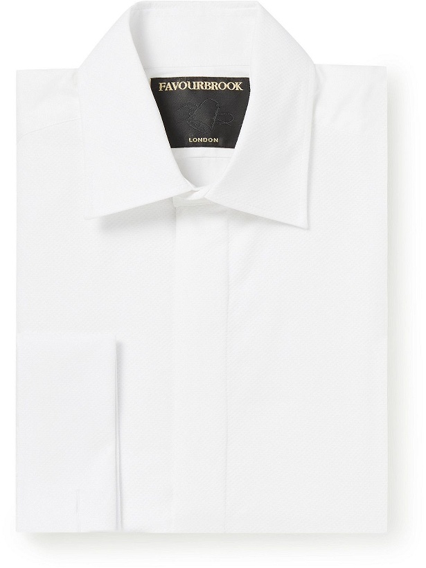 Photo: Favourbrook - Marcella Bib-Front Cotton Shirt - White