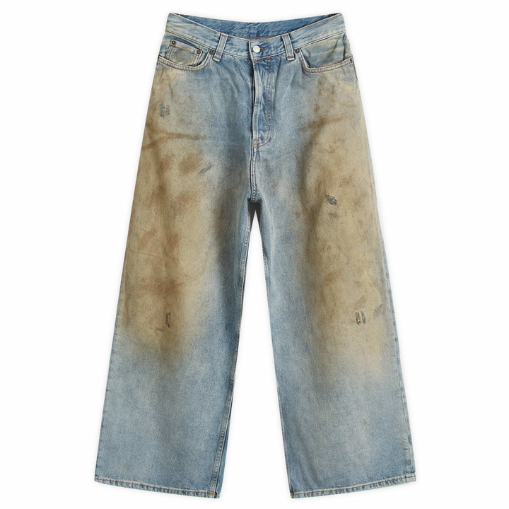 Photo: Acne Studios Women's 2023F Penicillin Jeans in Mid Blue