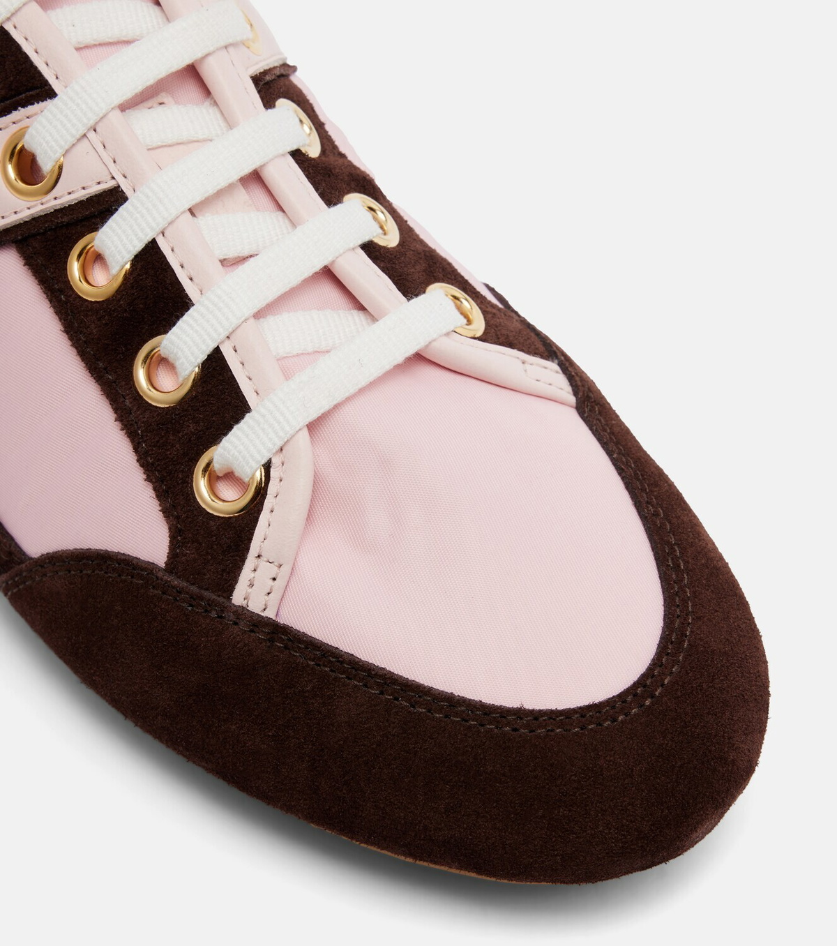 Givenchy Slim suede-trimmed sneakers