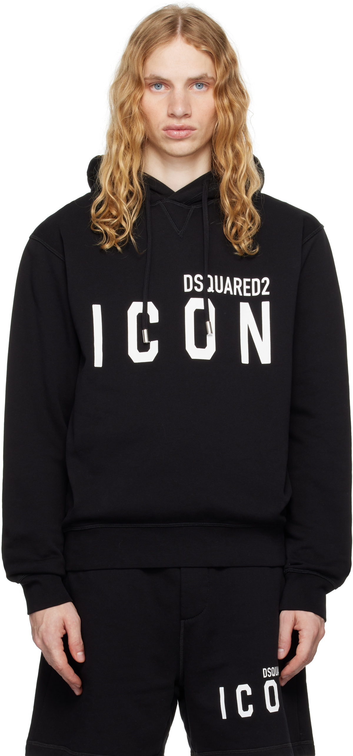 Dsquared2 Black 'Be Icon' Hoodie Dsquared2