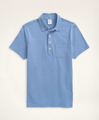 Brooks Brothers Men's Vintage Jersey Polo Shirt | Pale Blue