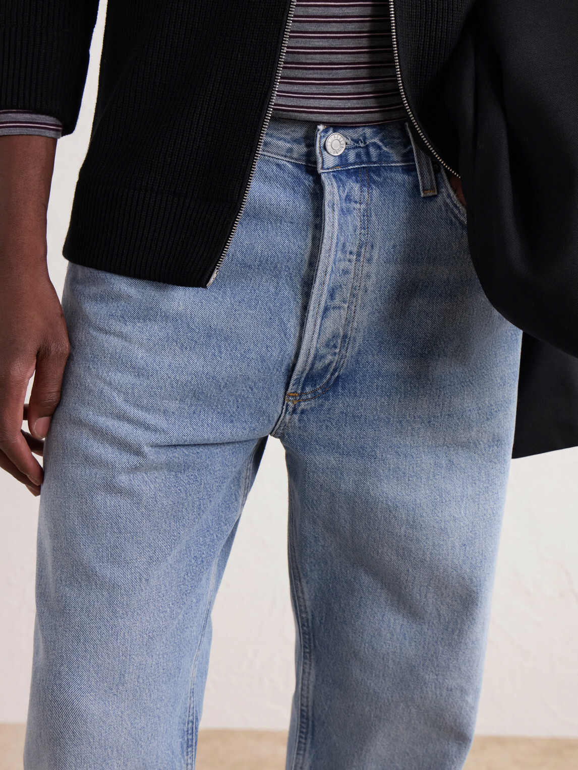 AGOLDE - 90's Straight-Leg Distressed Organic Cotton Jeans - Blue