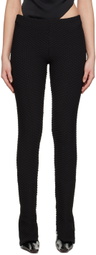 BEVZA Black Fish Scales Leggings