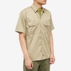 Dickies Men's Short Sleeve Work Shirt in Khaki