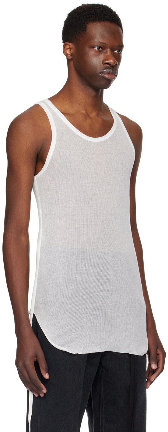 Ann Demeulemeester White Mara Tank Top