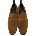 Alexander McQueen Brown Suede Loafers