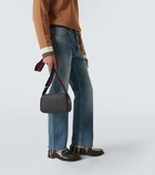 Gucci Web Stripe GG Canvas crossbody bag