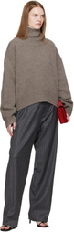 R2W Gray Lopez Striped Trousers