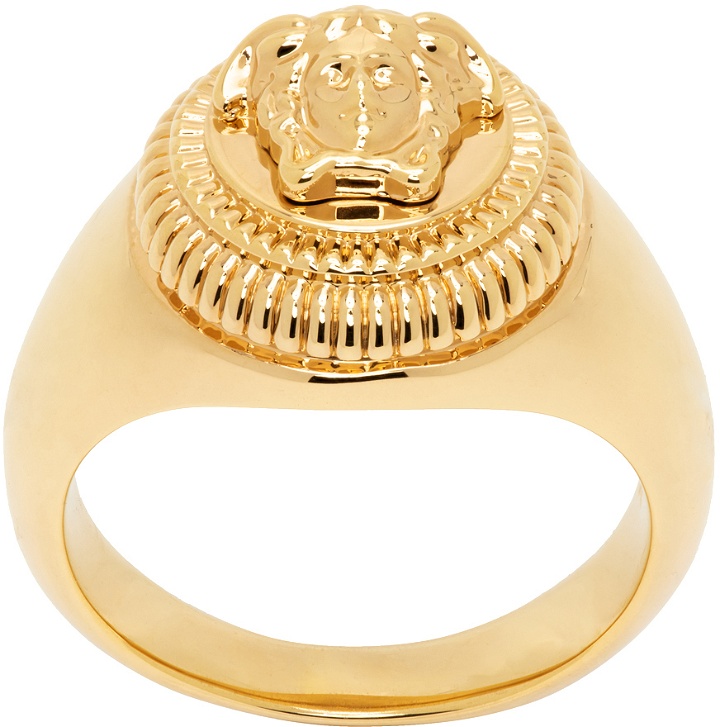Photo: Versace Gold Medusa Biggie Ring