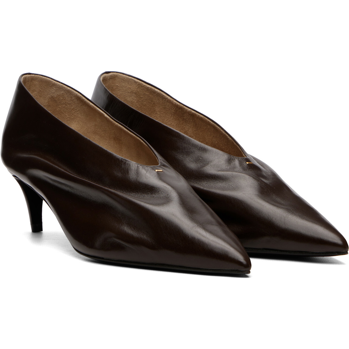 KHAITE Brown Miriam Low Heels