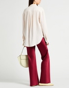 Jucca Womens Pants Burgundy
