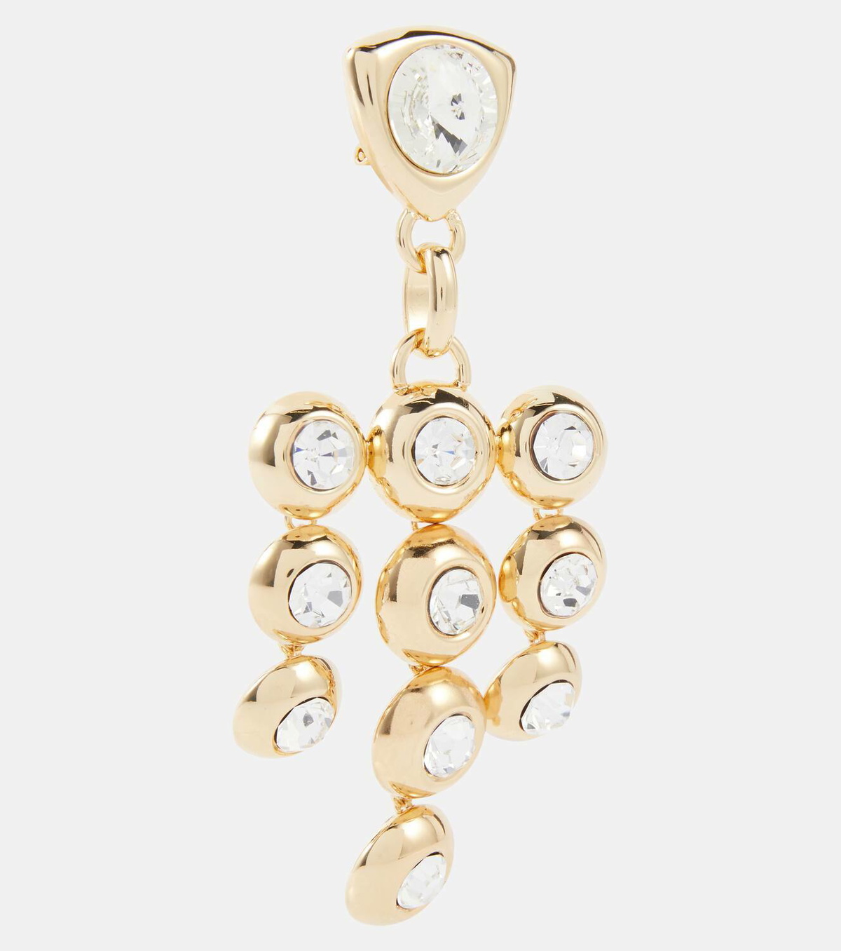 Area Crystal-embellished drop earrings