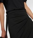 Wolford Origami wrap midi skirt