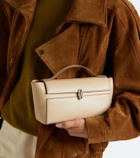 Savette Symmetry Trapeze Small leather top-handle bag