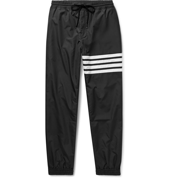 Photo: Thom Browne - Flyweight Tech Tapered Track Pants - Black