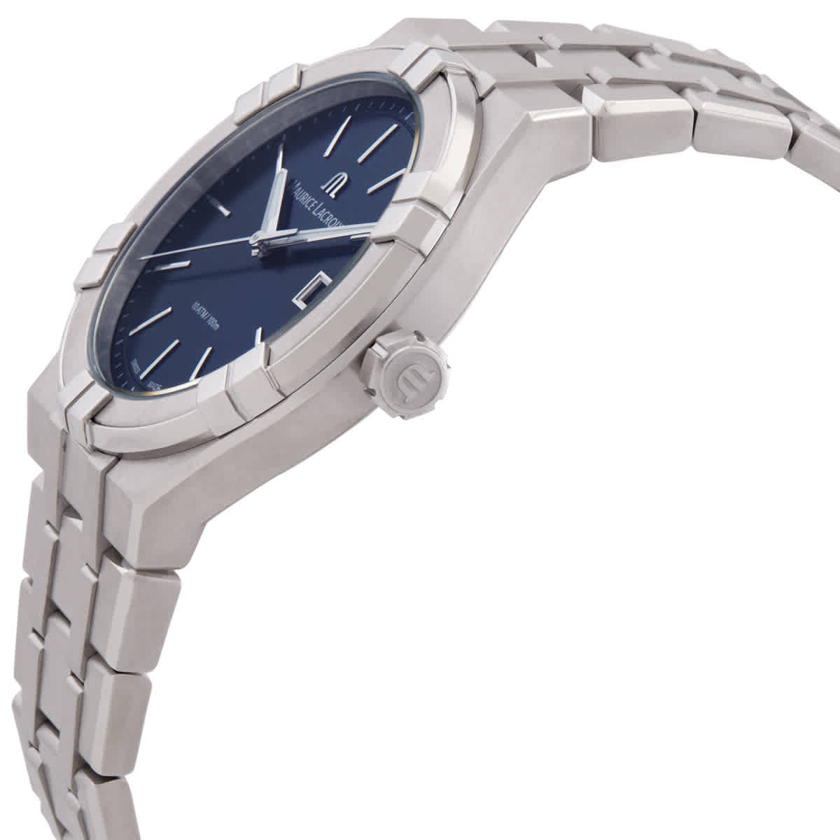 Maurice Lacroix Aikon Quartz Blue Dial Mens Watch AI1108-SS002-430-1