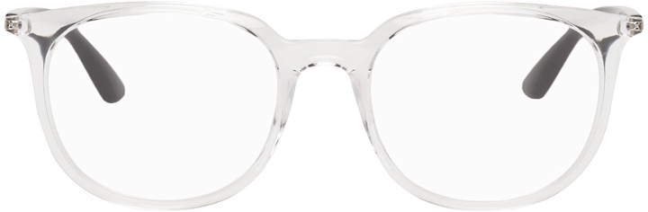 Photo: Ray-Ban Transparent RB7190 Square Glasses