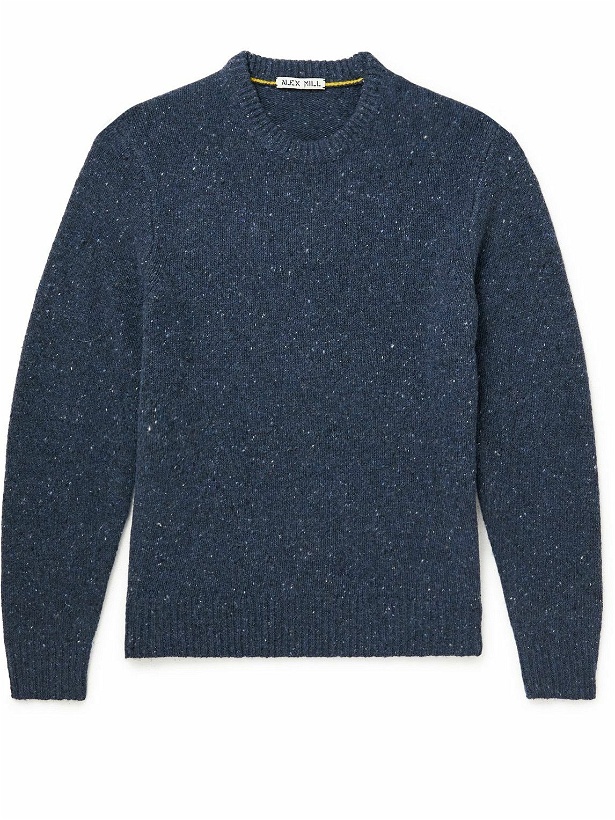 Photo: Alex Mill - Donegal Merino Wool-Blend Sweater - Blue