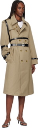Coperni Beige Multi Belt Trench Coat