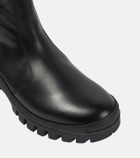 The Row Greta leather Chelsea boots