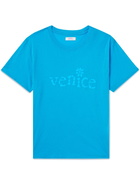 ERL - Venice Printed Cotton-Jersey T-Shirt - Blue