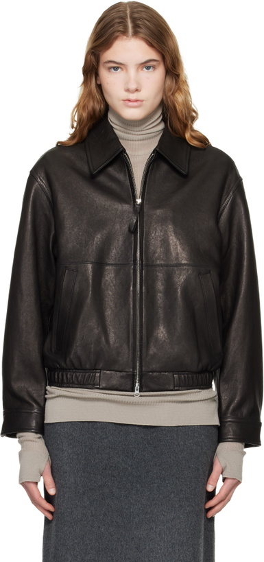 Photo: Dunst Black Drizzler Leather Jacket