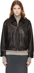 Dunst Black Drizzler Leather Jacket