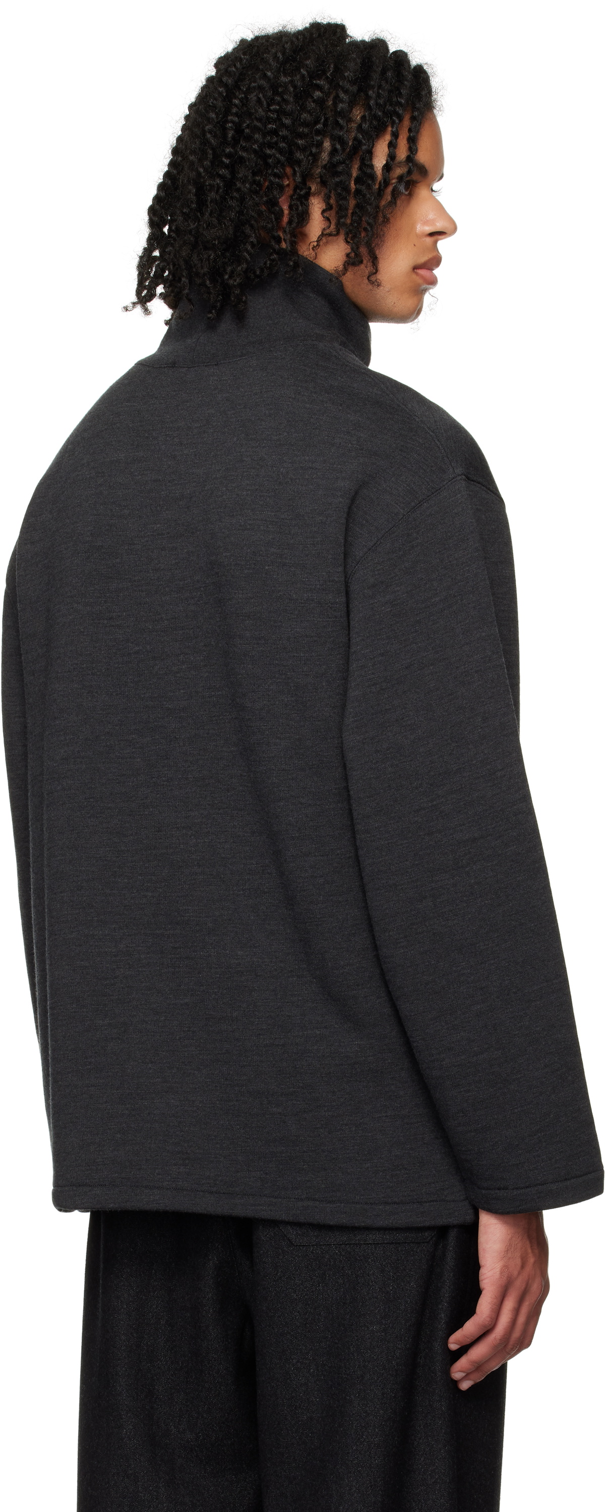 LEMAIRE mock neck jumper ブラウン S タグ付 ニットT LEMAIRE mock neck jumper ブラウン S タグ付 ニットT トップス