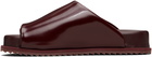 YUME YUME Burgundy Finn Slides
