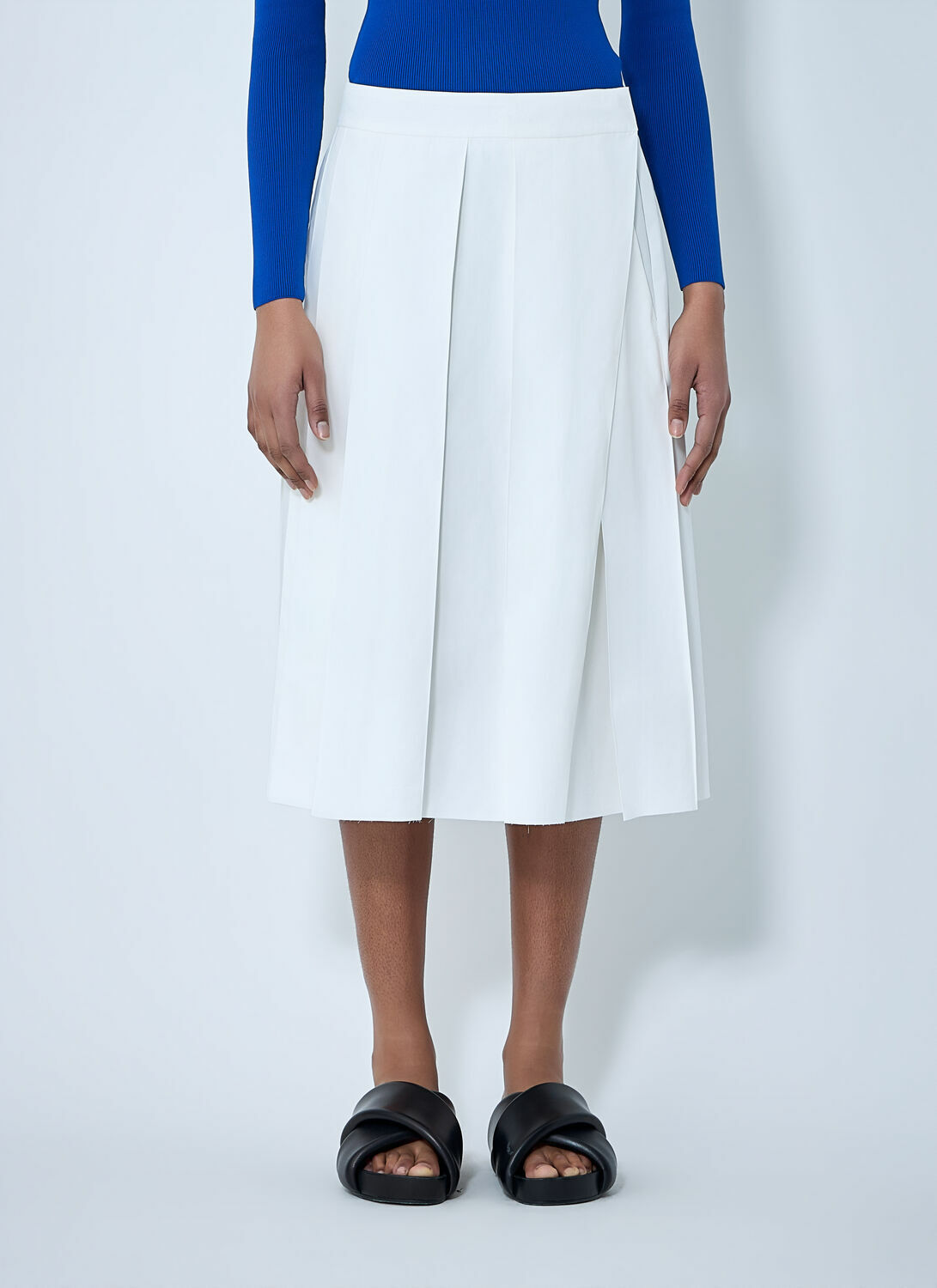 Jil Sander Pleated Midi Skirt