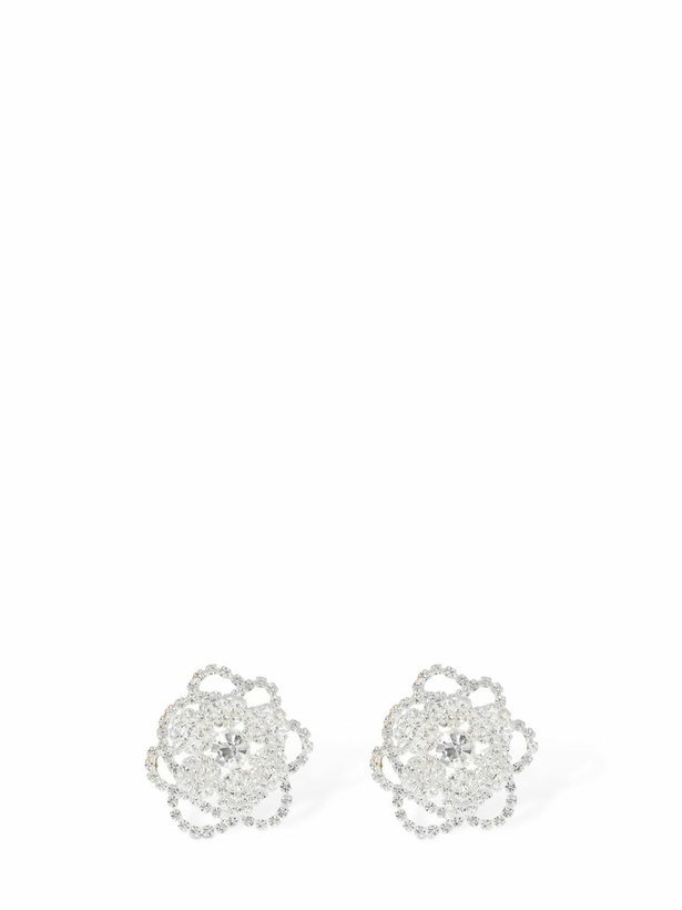 Photo: MAGDA BUTRYM Crystal Flower Stud Earrings