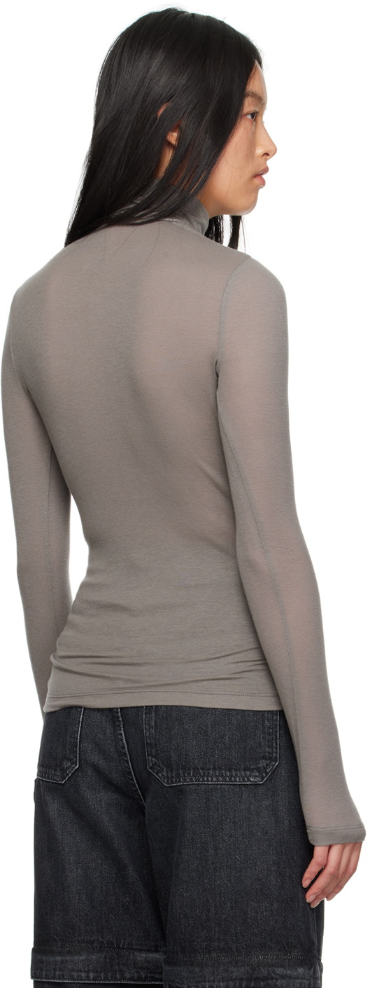 AGOLDE Gray Pascale Turtleneck