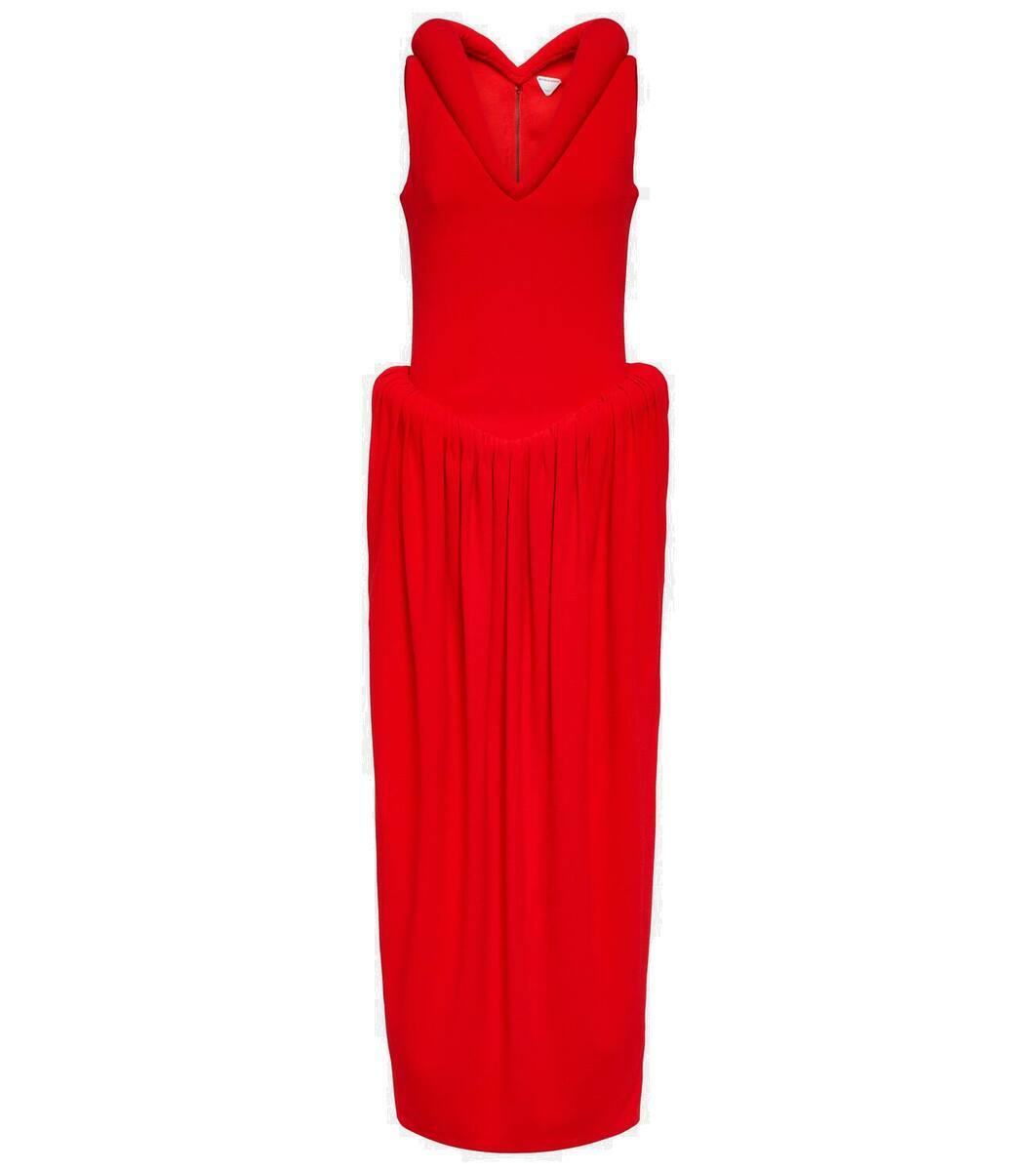Bottega Veneta Gathered bouclé gown Bottega Veneta